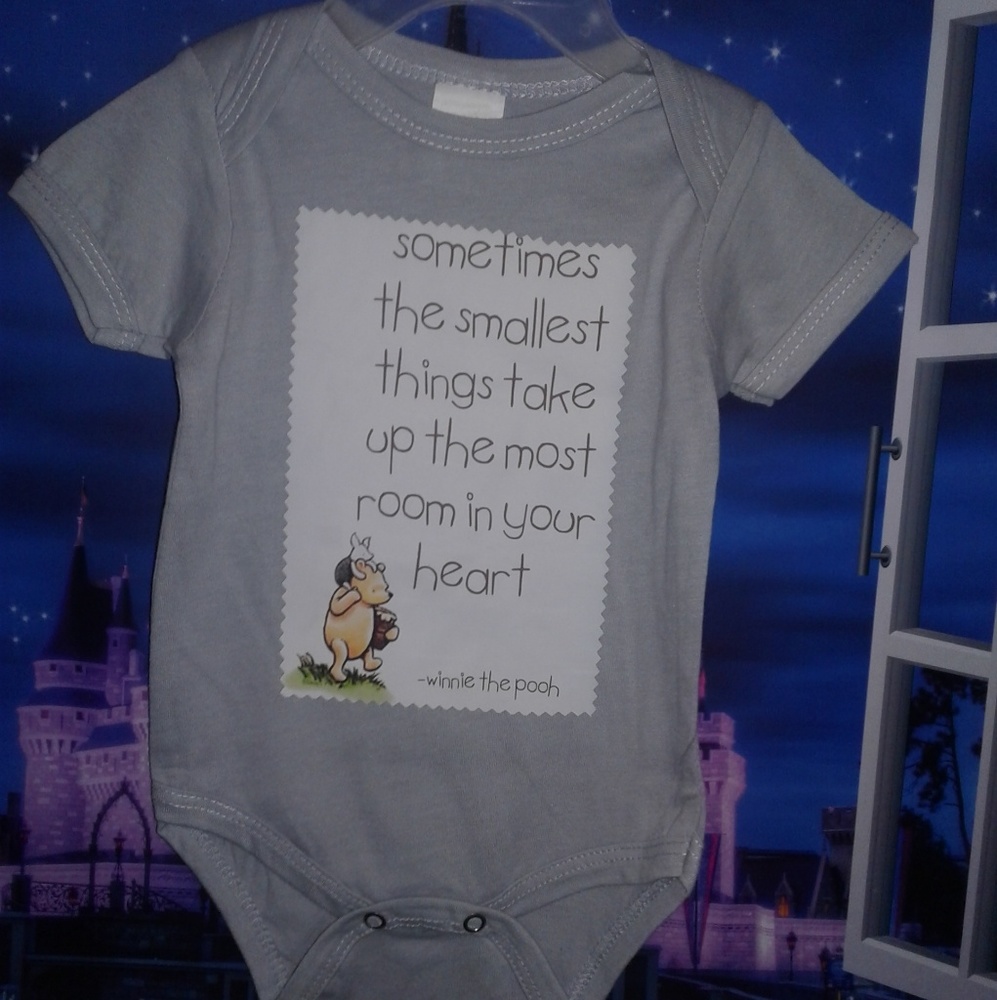 Baby ones with Whiney the Phoo 6-9 months